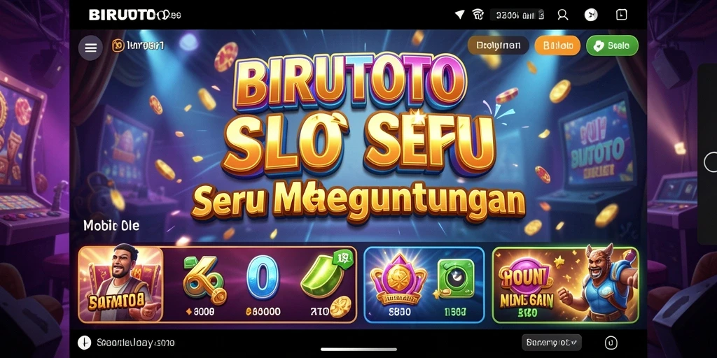 Gameplay menarik BIRUTOTO dalam suasana slot yang menegangkan.
