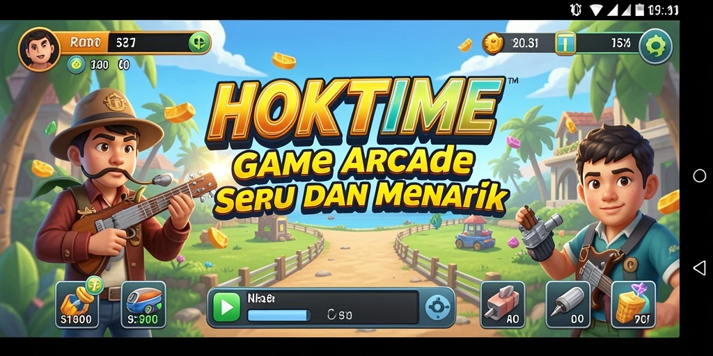 Tampilan gameplay seru dalam HOKITIME, menampilkan aksi dan tantangan yang menarik.