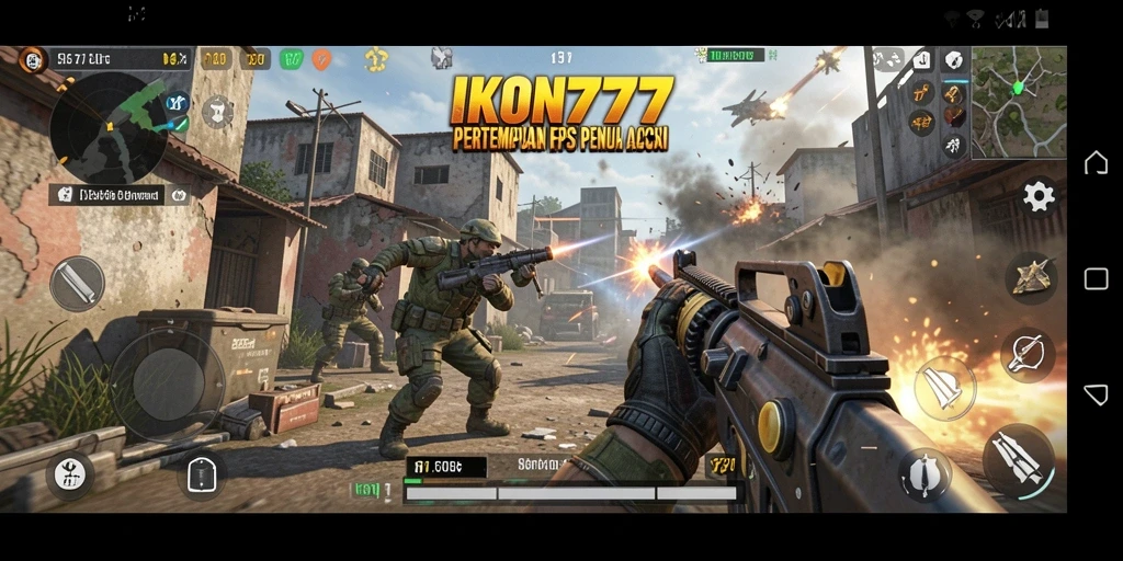 Tampilan gameplay seru di IKON777 dengan aksi FPS mendebarkan.