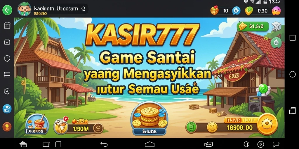 Screenshot permainan KASIR777 menunjukkan gameplay yang seru dan interaktif.