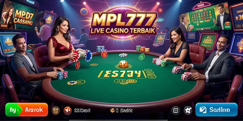 Tampilan screenshot gameplay Live Casino MPL777 yang menarik dan interaktif.
