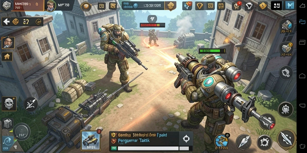Screenshot menampilkan gameplay seru dalam MVP789, menunjukkan strategi dan taktik yang digunakan.