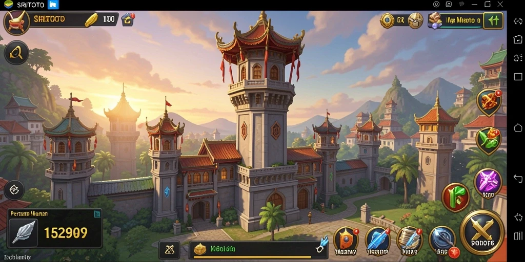 Tangkapan layar SRITOTO menampilkan aksi mendebarkan dalam Tower Defense.