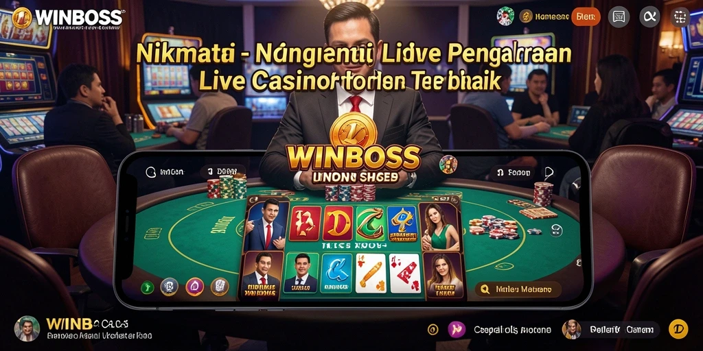 Gameplay mendebarkan dari WINBOSS dalam Live Casino.